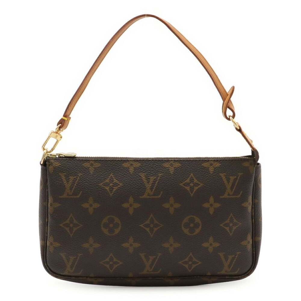 LOUIS VUITTON Brown Monogram Pochette Pouch - Picture 2 of 8